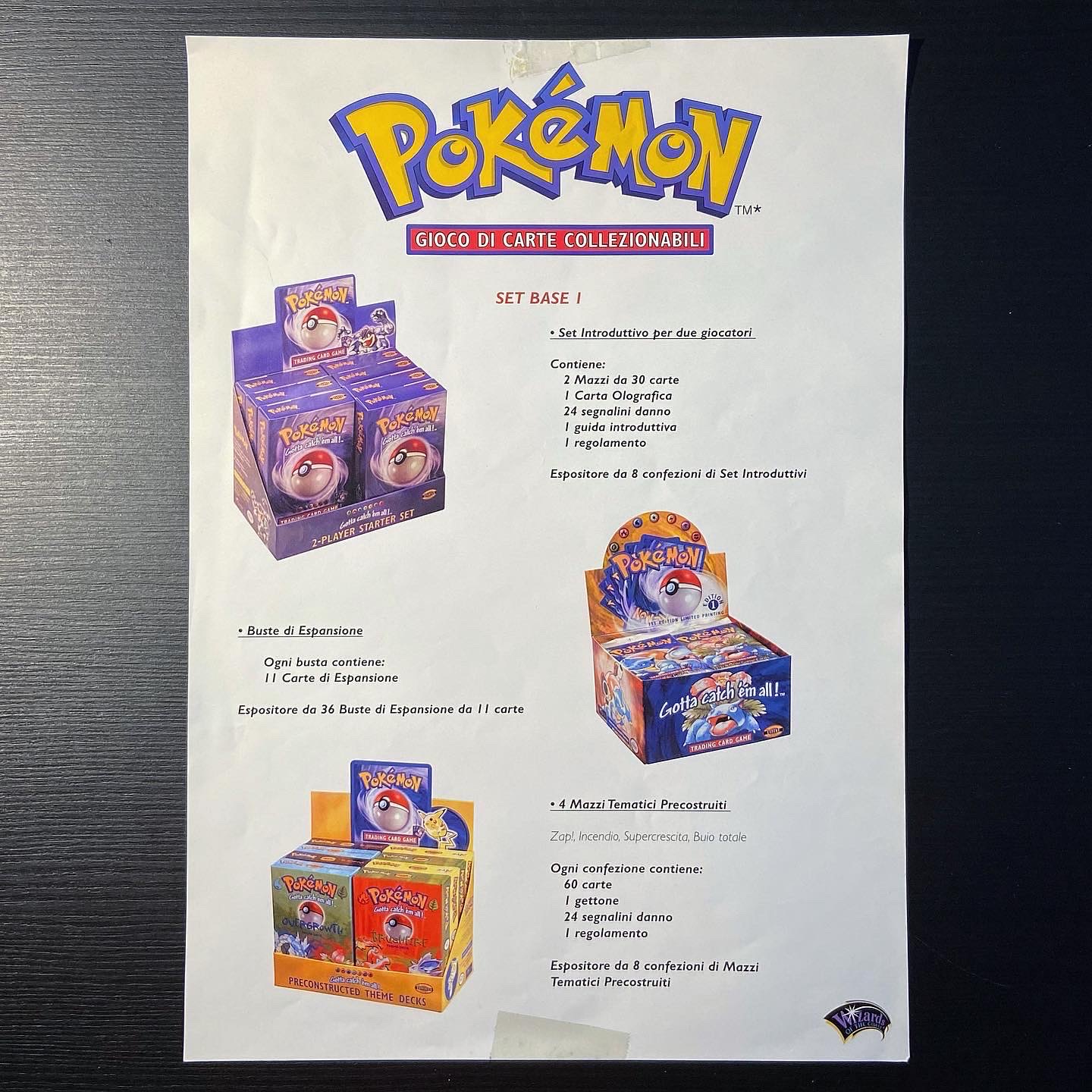 Catalogo Set Base Italiano – Pokemon Wizards